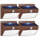 Luzes Solares Externas com Sensor de Movimento Peasur - À Prova D'Água (Pacote com 4)