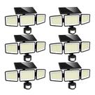 Luzes solares externas UME 302 LED 3000LM com sensor de movimento - 6Pk Luzes solares externas UME 302 LED 3000LM com sensor de movimento - 6Pk