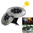 Luzes Solares Jardim Grama Espeto 8 LED Externo Decoração 4 Unidades
