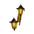 Luzes Solares LED Hexagonais Vintage (2 Unidades) Para Decoração De Caminhos E Jardins Externos Em