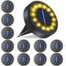 Luzes solares Mizmakp Outdoor Pathway Waterproof IP65, pacote com 12