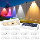 Luzes Solares para Cerca JOFIOS 9 Cores à Prova dÁgua 12 Unidades