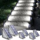 Luzes Solares para Degraus NIORSUN, 6 Unidades, À Prova dÁgua IP67, Branco Frio