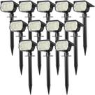 Luzes Solares Spot WENATY 12 Unidades 46 LEDs IP65 à Prova d'Água Luzes Solares Spot WENATY 12 Unidades 46 LEDs IP65 à Prova d'Água