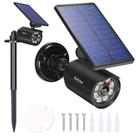 Luzes solares WaitScher Fake Camera Sensor de movimento de 360 1200LM