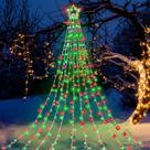 Luzes Star String ao ar livre PUHONG 320 LED 8 modos IP65 Luzes Star String ao ar livre PUHONG 320 LED 8 modos IP65