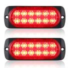Luzes traseiras de trailer AT-HAIHAN LED vermelho de alumínio, pacote com 2