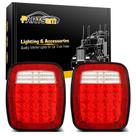 Luzes Turn Stop do freio traseiro Partsam Universal 38 LED 12V