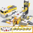 Lyt Rail Car Transformable Container Truck Parking Lot Toy C