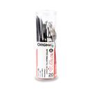 m jogo de talheres color 20pcs vermelho sl0772 original line m jogo de talheres color 20pcs vermelho sl0772 original line