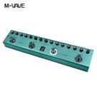 M-Vave Pedaleira Tank G Recarregável Pedal Cuvave Guitarra Efeito Modulação, Delay e Reverb