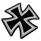 M0025T02 Cruz de Ferro 1ª Guerra Patch Bordado Termo Adesivo