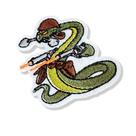 M0073-001 Cobra Belicosa Patch Bordado 6,5x6,5cm M0073-001 Cobra Belicosa Patch Bordado 6,5x6,5cm