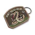 M0149-004 Don't Tread On Me Patch Bordado 7x6cm