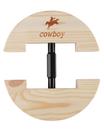 Maca de chapéu de cowboy grande de 7,5 a 10,63 ajustável preta