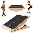 Maca de panturrilha e prancha de equilíbrio Slant Board ABCDLIFE 2 em 1