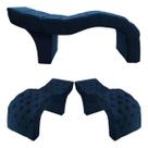 Maca Estetica Azul Profissional Premium Suede - Santo Box FR