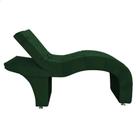 Maca Estética Estofada Reclinável Ergonômica Veludo Eliana Verde