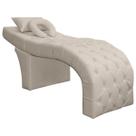 Maca Estética para Cílios Design Salão Estofada material sintético Bege Maca Estética para Cílios Design Salão Estofada material sintético Bege