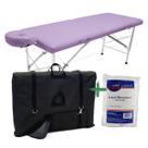 Maca Massagem Metal Legno Andrômeda 250Kg Com Bolsa Transporte, Lençol