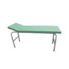 Maca Mesa Exame Clínico 80x55x180cm Esmaltada Verde Bebê