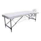 Maca Portátil Dobrável e Reclinável Pelegrin PEL-5533 em Couro PU Branco Maca Portátil Dobrável e Reclinável Pelegrin PEL-5533 em Couro PU Branco