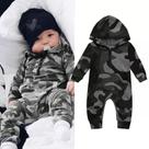 Macacão bebê camuflado exército