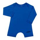 Macacão Bebê com Proteção Solar UV 50+ Manga Longa Azul Aquarela Vitho Macacão Bebê com Proteção Solar UV 50+ Manga Longa Azul Aquarela Vitho