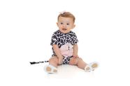 Macacao bebe fofo vaquinha 0630015 baby gut Macacao bebe fofo vaquinha 0630015 baby gut