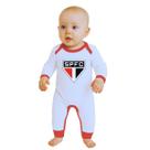 Macacão Bebê Longo São Paulo Tricolor Oficial