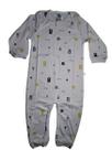 Macacao Bebe Manga Longa Rot Azul Bebe Tam G9-12 meses Dicanela
