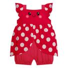 Macacão Bebê Menina Kyly Lúdico Joaninha Vermelho Tamanho:MCor:Igual da foto