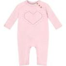 Macacão Bebê Menina Milon em Tricot Estampado cor Rosa Tamanho G Macacão Bebê Menina Milon em Tricot Estampado cor Rosa Tamanho G