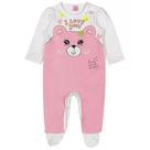 Macacão bebê menina urso rosa - momi Macacão bebê menina urso rosa - momi