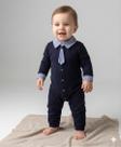 Macacão Bebê Menino Bordado Manga Comprida Meia Estação Roupa de Bebê Menino Macacão Bebê Menino Bordado Manga Comprida Meia Estação Roupa de Bebê Menino
