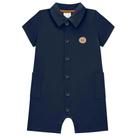Macacão Bebê Menino Camisa Polo em Piquet com Elastano - LucBoo