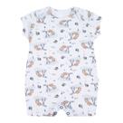 Macacão Bebê Menino Curto Branco Lunar - Hug Macacão Bebê Menino Curto Branco Lunar - Hug