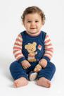 Macacão Bebê Menino em Plush Bordado Outono Inverno Roupa de Bebê Menino Macacão Bebê Menino em Plush Bordado Outono Inverno Roupa de Bebê Menino