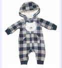 Macacão Bebe Menino Fleece Com Zíper Carters Envio Rapido