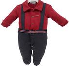 Macacão Bebê Menino Luxo Zafielo Inverno Enxoval Ref 540
