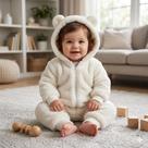 Macacão Bebê Menino Menina Quentinho Carneirinho Teddy Roupa de Bebê Menino Menina Macacão Bebê Menino Menina Quentinho Carneirinho Teddy Roupa de Bebê Menino Menina