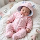 Macacão Bebê Pipoquinha Fleece Frio Com Capuz E Zíper Macacão Bebê Pipoquinha Fleece Frio Com Capuz E Zíper