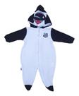 Macacão Bebê Santos Mascote com Gorro Oficial