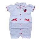 Macacão Bebê São Paulo Oxford Feminino Oficial