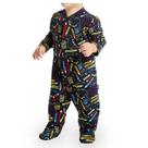 Macacão Bebê Tiptop Estampado Dino Azul Marinho - 1015