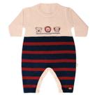Macacão Bebe Tricô Safari Luxo