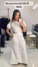 Macacão Branco Encanto - Modelo Antonella Tamanho M