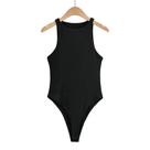 Macacão Casual Feminino Slim Fit, Macacão Sexy Para Praia, Romper Em Cor Sólida, Catsuit Macacão Casual Feminino Slim Fit, Macacão Sexy Para Praia, Romper Em Cor Sólida, Catsuit