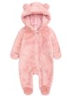 Macacão CHAOJIESI Baby Fleece Forro de Manga Comprida 6-9M Rosa Macacão CHAOJIESI Baby Fleece Forro de Manga Comprida 6-9M Rosa