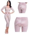 Macacão Cinta Pós Cirúrgica Lipoenxertia Enxertia Glúteo Moldado Bumbum Mole Lipoaspiração Pernas Braços Com Manga Alta 1642